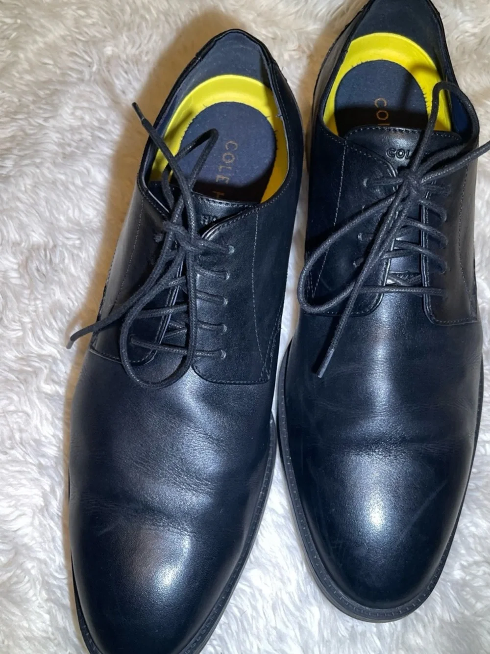 Cole Haan Hawthorn Men’s Black Leather  Oxford Shoes size 10.5